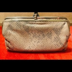 HOBO International Lauren Clutch in Snakeskin
